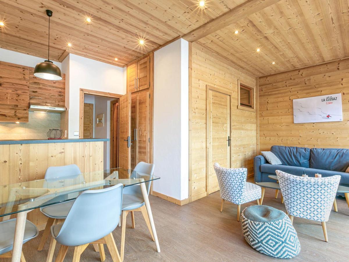 Grand Studio Cabine, Balcon, Parking, Centre La Clusaz - Fr-1-437-85 Экстерьер фото